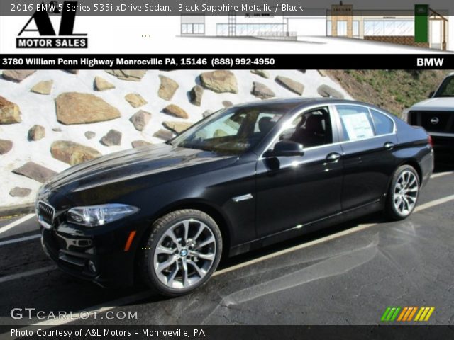 2016 BMW 5 Series 535i xDrive Sedan in Black Sapphire Metallic