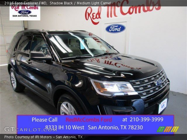 2016 Ford Explorer FWD in Shadow Black