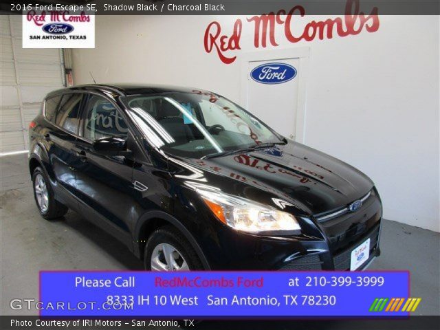 2016 Ford Escape SE in Shadow Black