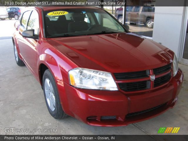 2010 Dodge Avenger SXT in Inferno Red Crystal Pearl