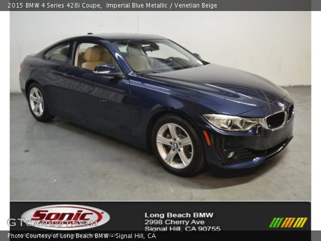 2015 BMW 4 Series 428i Coupe in Imperial Blue Metallic