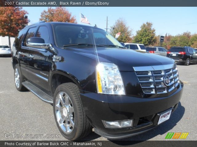 2007 Cadillac Escalade AWD in Black Raven
