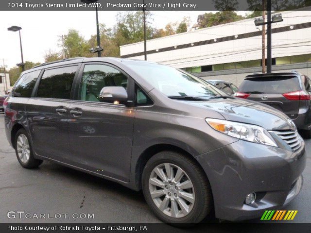 2014 Toyota Sienna Limited AWD in Predawn Gray Mica
