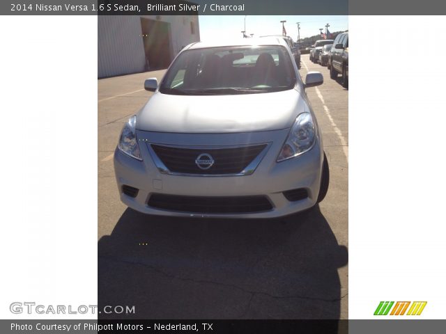 2014 Nissan Versa 1.6 S Sedan in Brilliant Silver