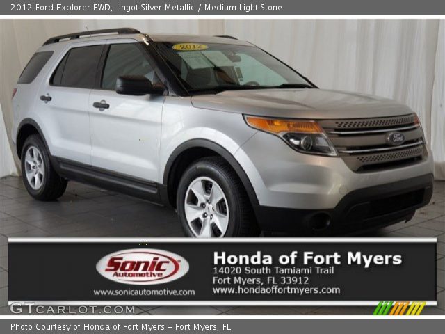 2012 Ford Explorer FWD in Ingot Silver Metallic