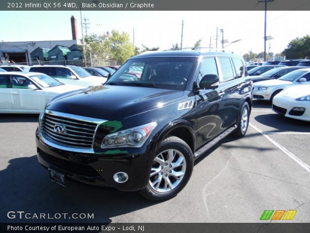 2012 Infiniti QX 56 4WD in Black Obsidian
