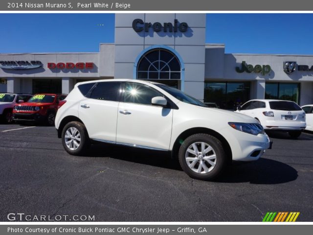 2014 Nissan Murano S in Pearl White