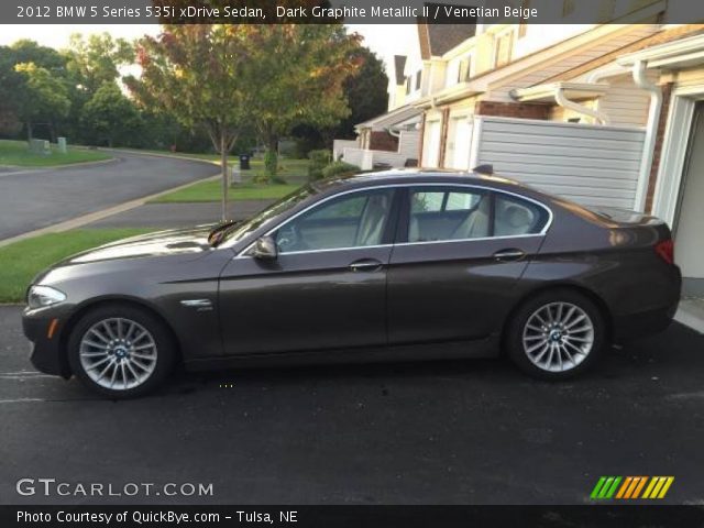 2012 BMW 5 Series 535i xDrive Sedan in Dark Graphite Metallic II