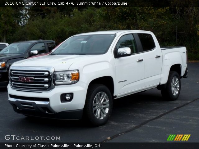 2016 GMC Canyon SLT Crew Cab 4x4 in Summit White