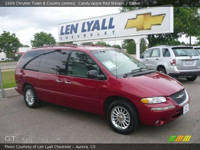 1999 Chrysler Town & Country Limited in Candy Apple Red Metallic