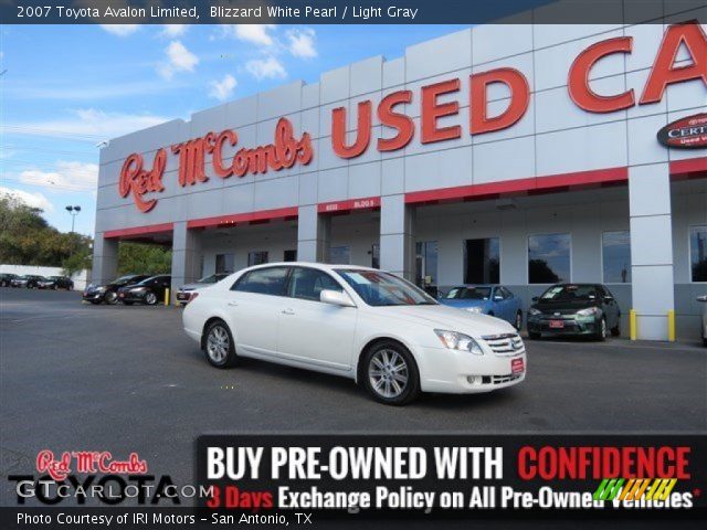 2007 Toyota Avalon Limited in Blizzard White Pearl