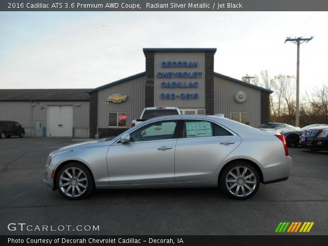 2016 Cadillac ATS 3.6 Premium AWD Coupe in Radiant Silver Metallic