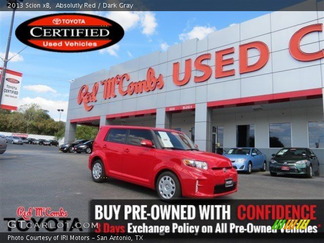 2013 Scion xB  in Absolutly Red