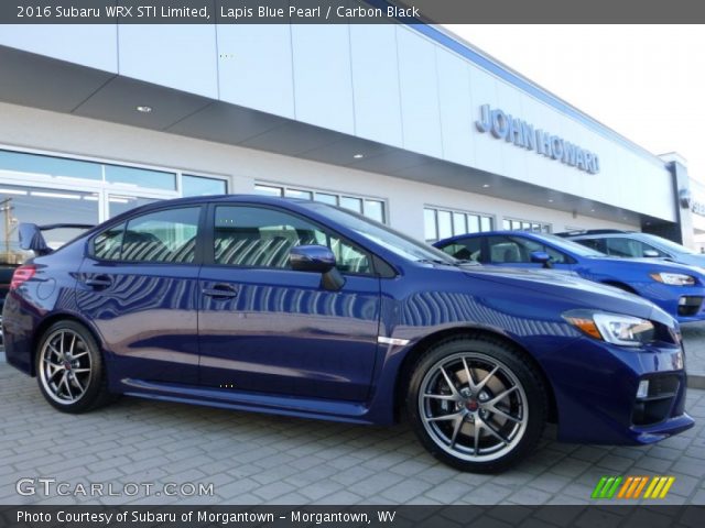 2016 Subaru WRX STI Limited in Lapis Blue Pearl