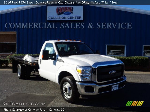 2016 Ford F350 Super Duty XL Regular Cab Chassis 4x4 DRW in Oxford White