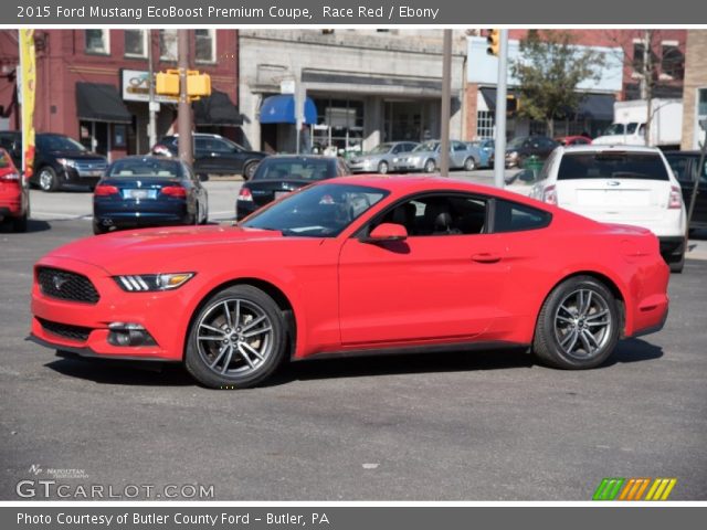 2015 Ford Mustang EcoBoost Premium Coupe in Race Red