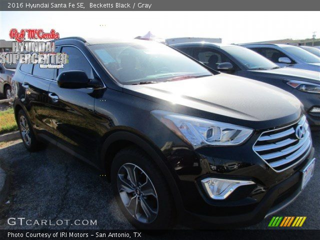 2016 Hyundai Santa Fe SE in Becketts Black
