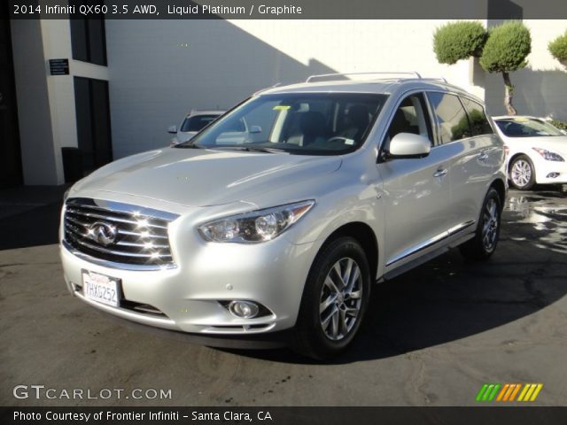 2014 Infiniti QX60 3.5 AWD in Liquid Platinum