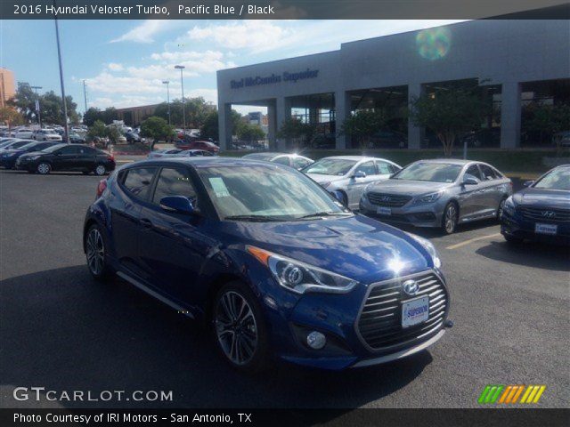 2016 Hyundai Veloster Turbo in Pacific Blue