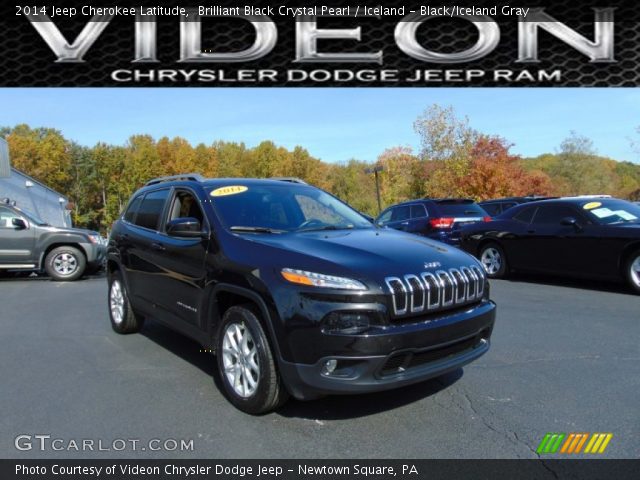 2014 Jeep Cherokee Latitude in Brilliant Black Crystal Pearl