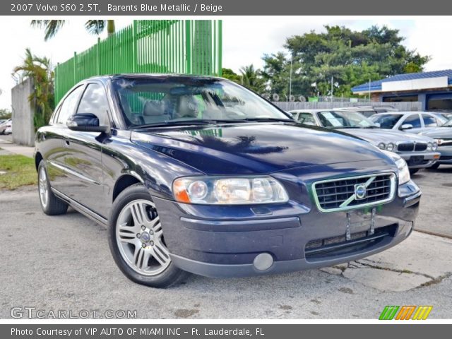 2007 Volvo S60 2.5T in Barents Blue Metallic