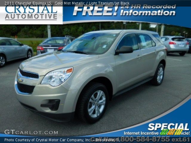 2011 Chevrolet Equinox LS in Gold Mist Metallic