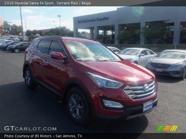 2016 Hyundai Santa Fe Sport  in Serrano Red