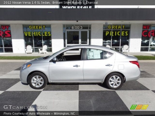 2012 Nissan Versa 1.6 SL Sedan in Brilliant Silver Metallic