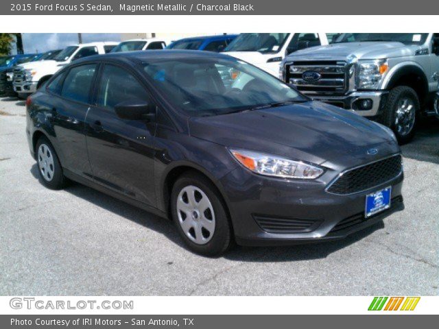 2015 Ford Focus S Sedan in Magnetic Metallic