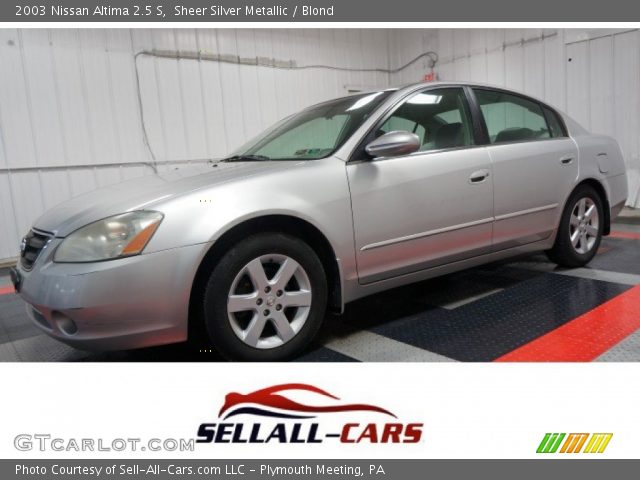 2003 Nissan Altima 2.5 S in Sheer Silver Metallic