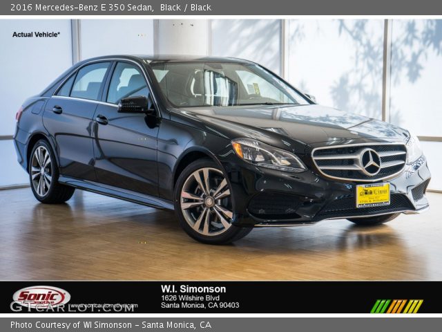 2016 Mercedes-Benz E 350 Sedan in Black