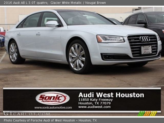 2016 Audi A8 L 3.0T quattro in Glacier White Metallic