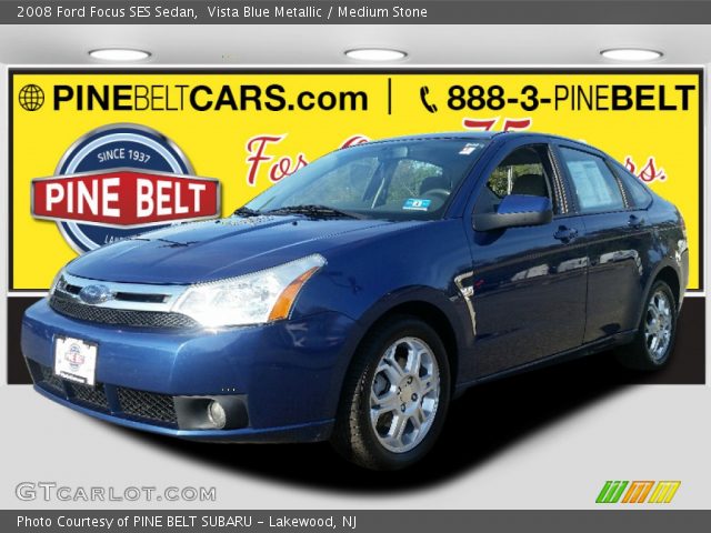 2008 Ford Focus SES Sedan in Vista Blue Metallic