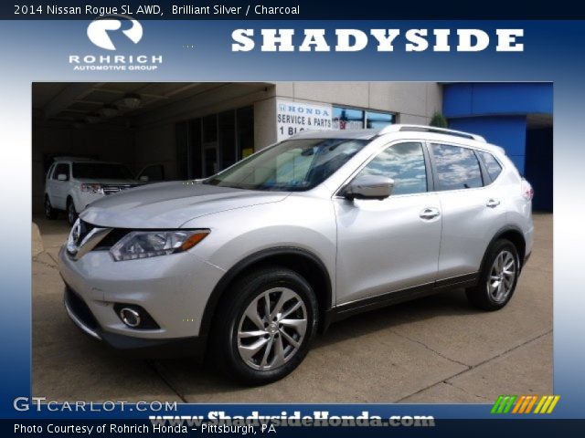 2014 Nissan Rogue SL AWD in Brilliant Silver