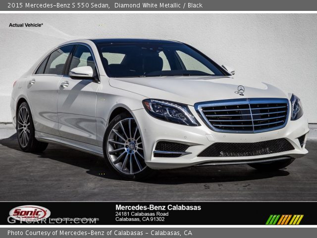 2015 Mercedes-Benz S 550 Sedan in Diamond White Metallic