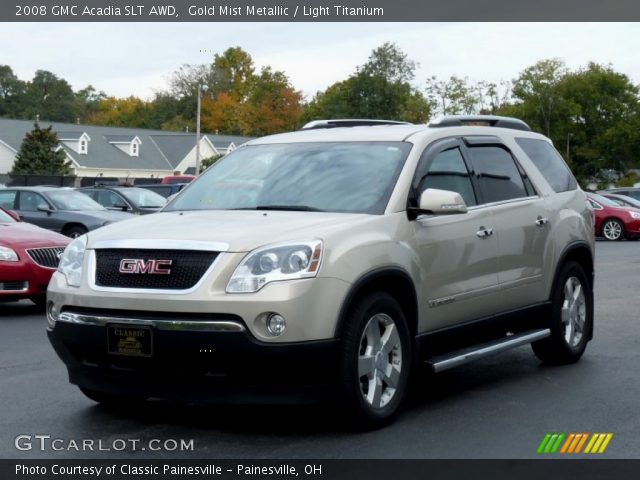 2008 GMC Acadia SLT AWD in Gold Mist Metallic