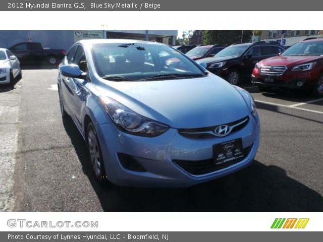 2012 Hyundai Elantra GLS in Blue Sky Metallic