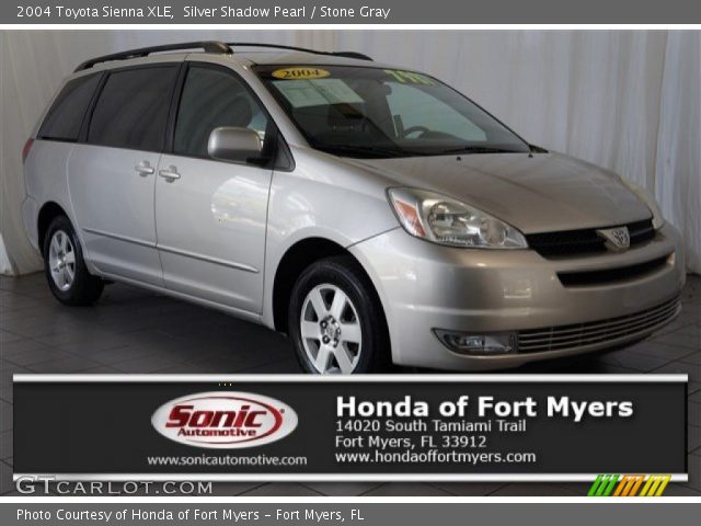 2004 Toyota Sienna XLE in Silver Shadow Pearl