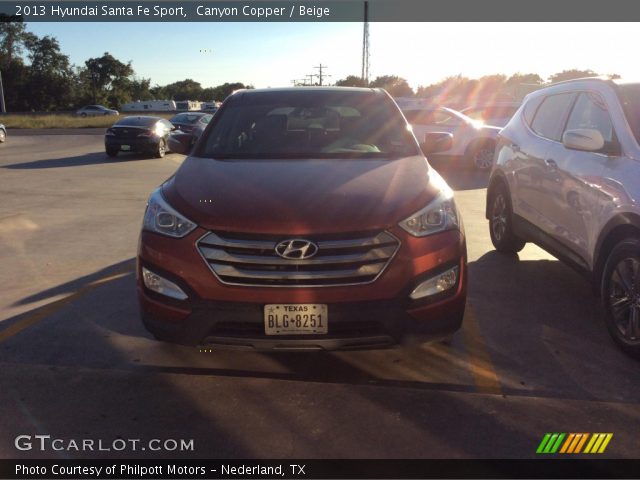 2013 Hyundai Santa Fe Sport in Canyon Copper