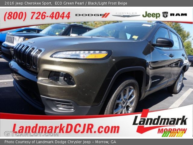 2016 Jeep Cherokee Sport in ECO Green Pearl