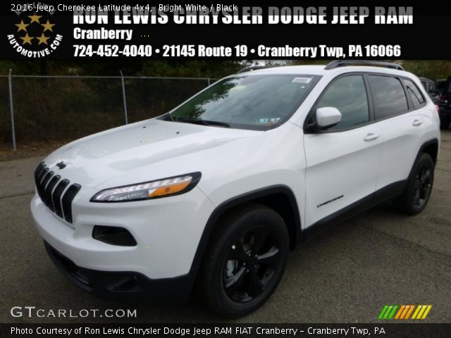 2016 Jeep Cherokee Latitude 4x4 in Bright White