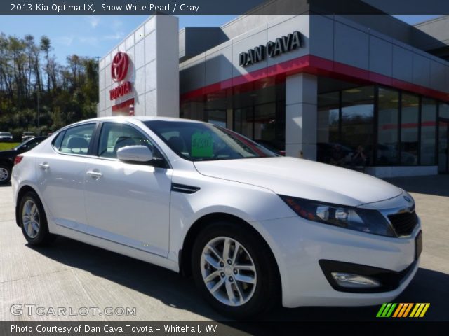 2013 Kia Optima LX in Snow White Pearl