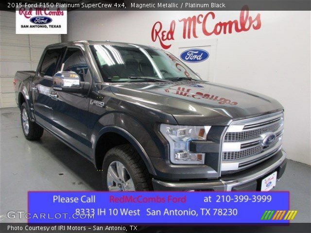 2015 Ford F150 Platinum SuperCrew 4x4 in Magnetic Metallic