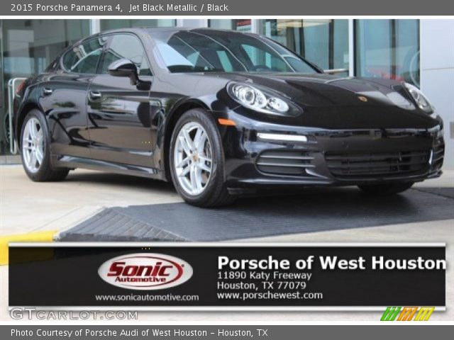 2015 Porsche Panamera 4 in Jet Black Metallic