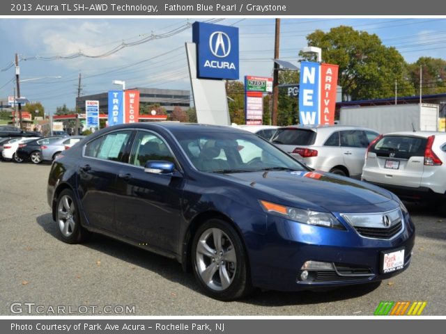2013 Acura TL SH-AWD Technology in Fathom Blue Pearl