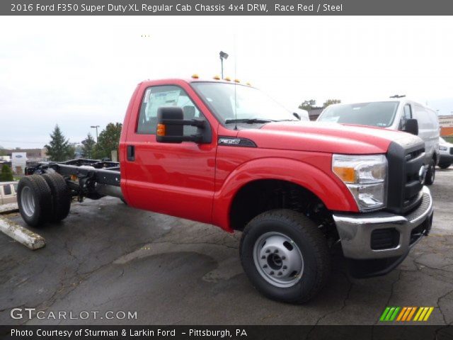 2016 Ford F350 Super Duty XL Regular Cab Chassis 4x4 DRW in Race Red