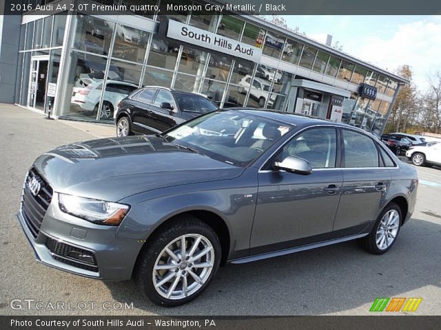 2016 Audi A4 2.0T Premium quattro in Monsoon Gray Metallic