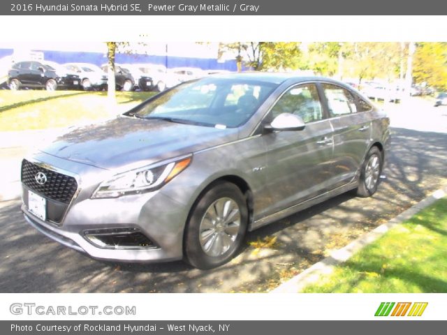 2016 Hyundai Sonata Hybrid SE in Pewter Gray Metallic