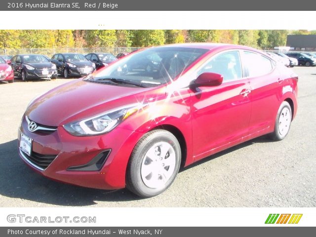 2016 Hyundai Elantra SE in Red
