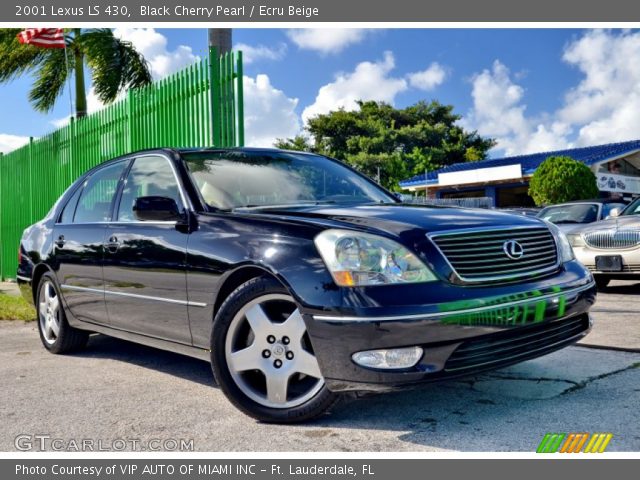 2001 Lexus LS 430 in Black Cherry Pearl